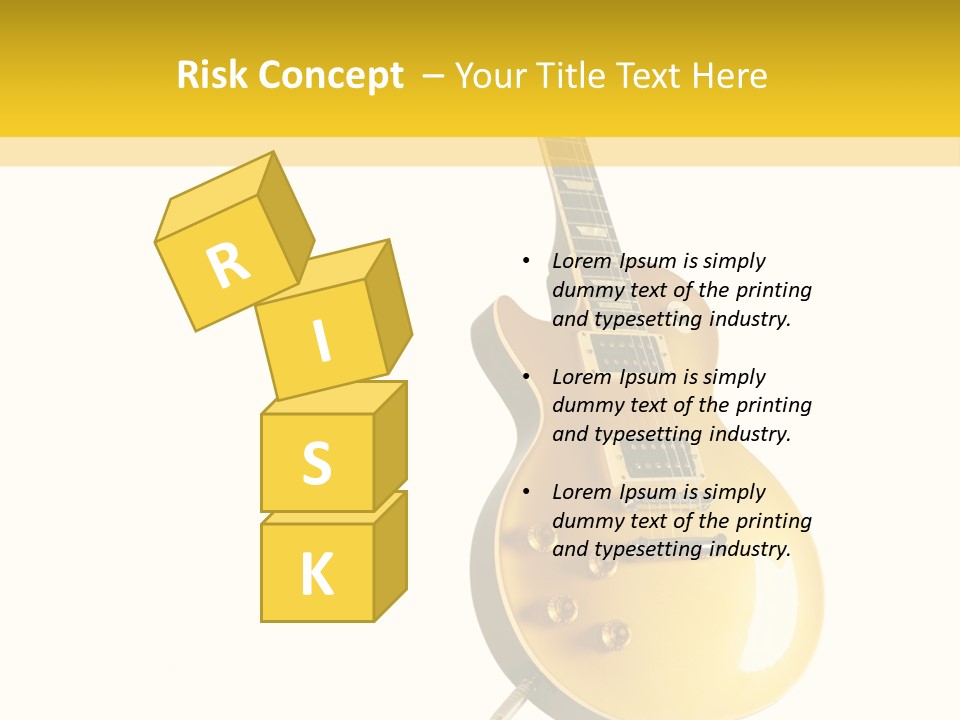 Isolated Solid Riff PowerPoint Template