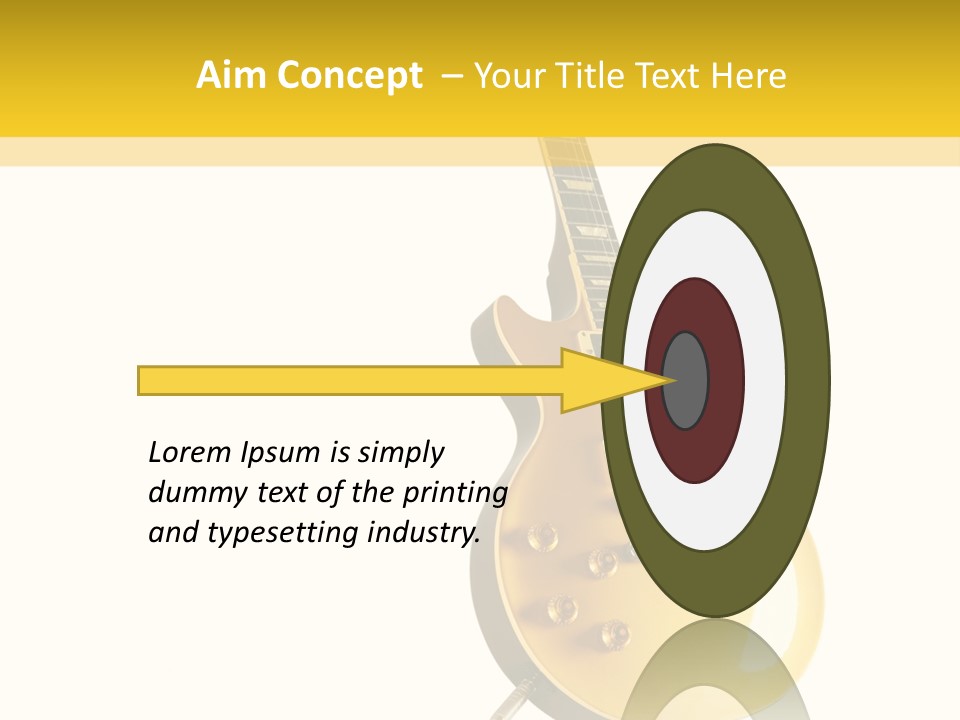 Isolated Solid Riff PowerPoint Template