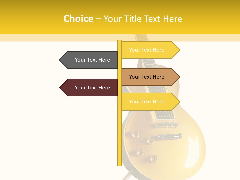 Isolated Solid Riff PowerPoint Template