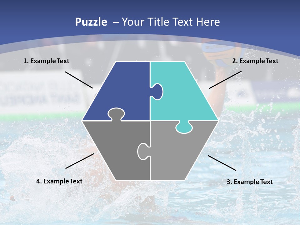 Serbia Ball Polo PowerPoint Template