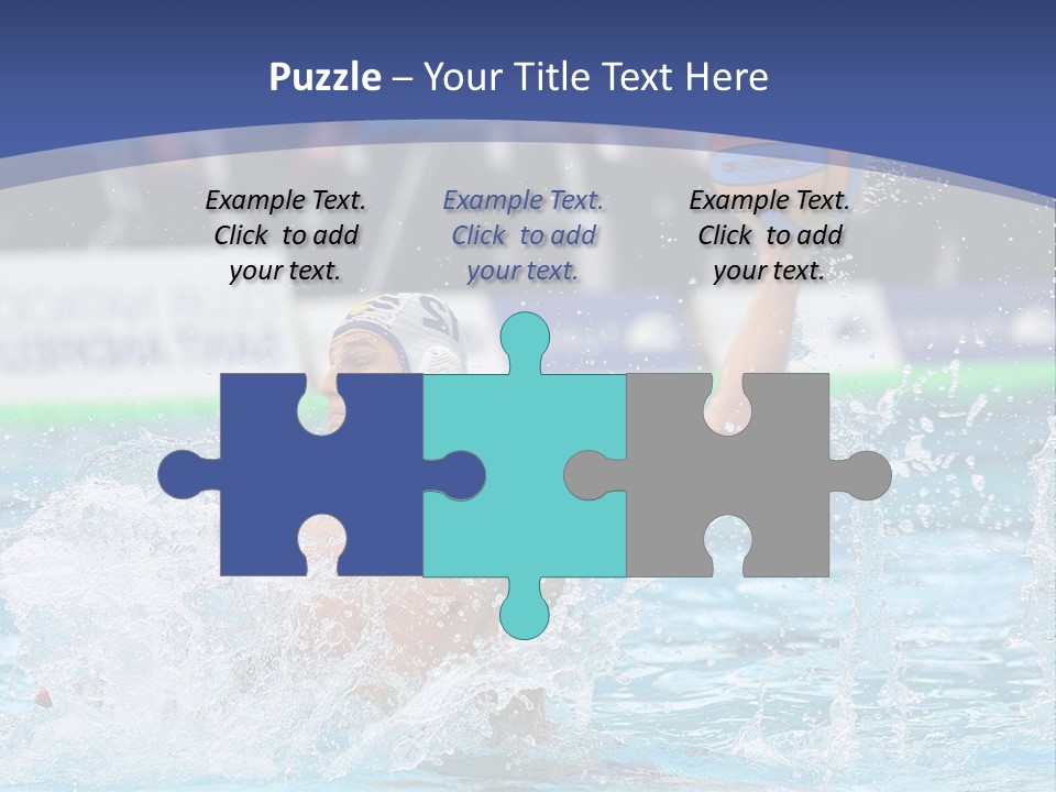 Serbia Ball Polo PowerPoint Template