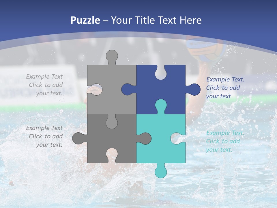 Serbia Ball Polo PowerPoint Template