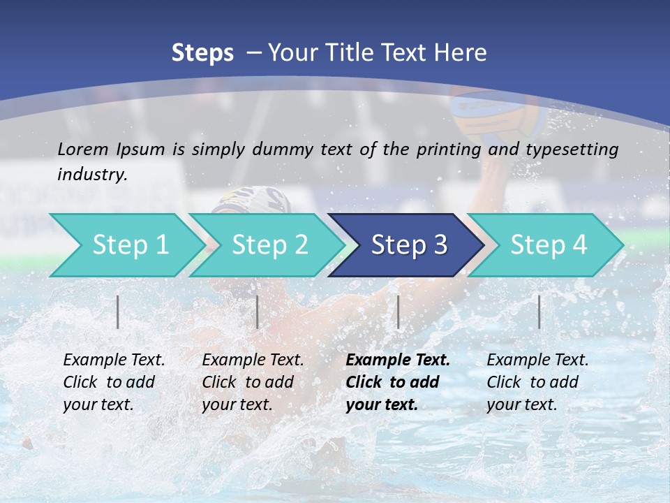 Serbia Ball Polo PowerPoint Template