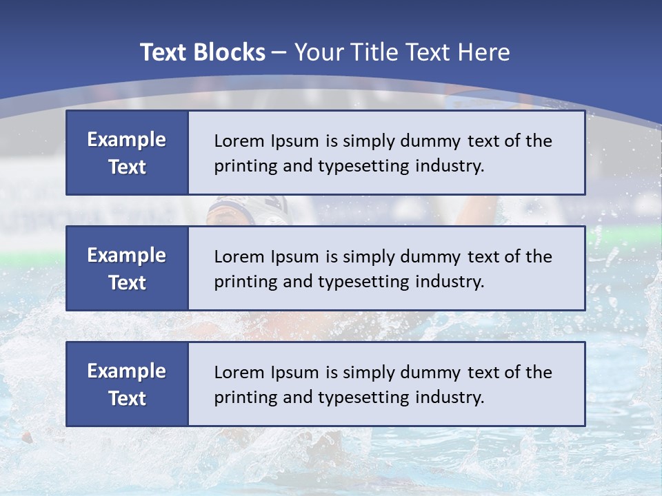 Serbia Ball Polo PowerPoint Template