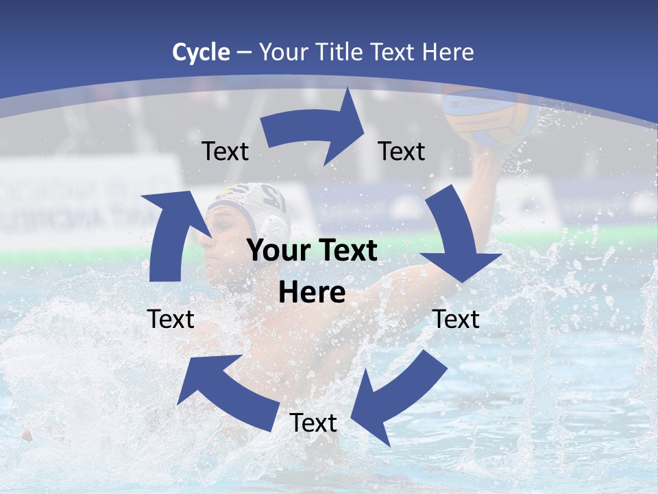 Serbia Ball Polo PowerPoint Template