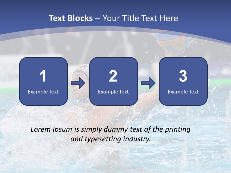 Serbia Ball Polo PowerPoint Template