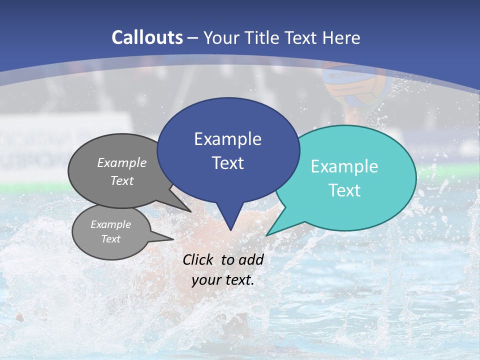 Serbia Ball Polo PowerPoint Template