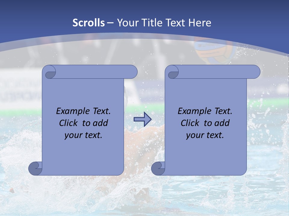 Serbia Ball Polo PowerPoint Template