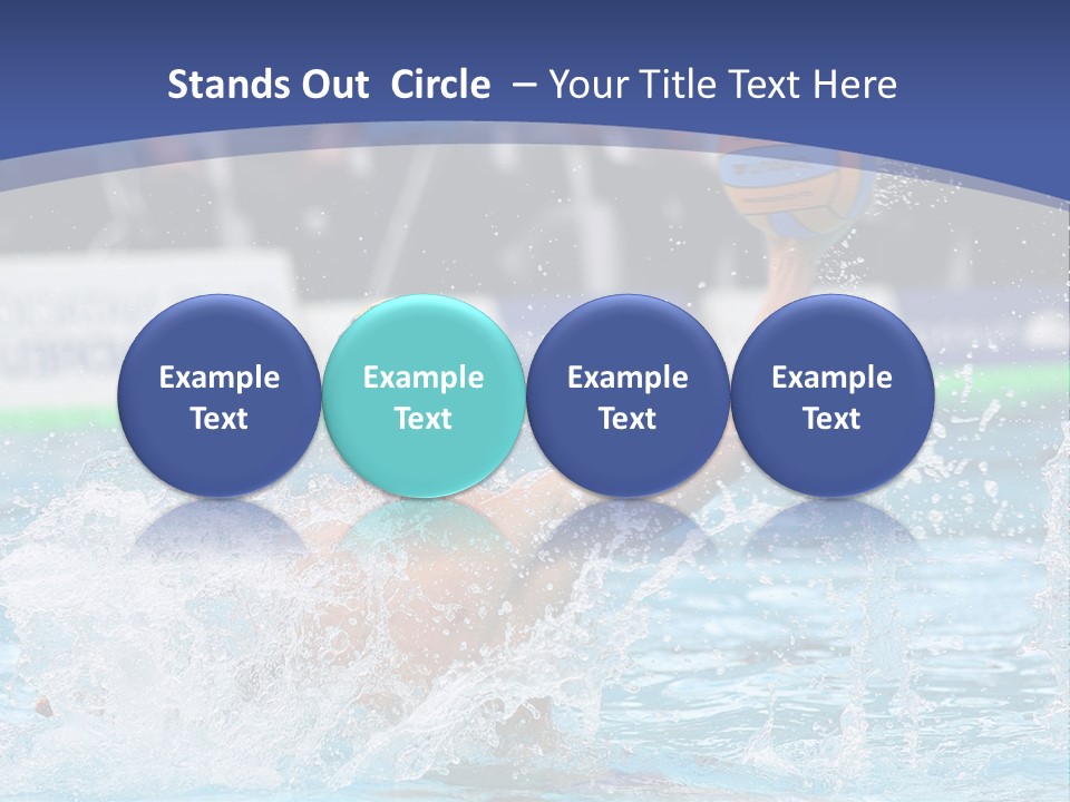 Serbia Ball Polo PowerPoint Template