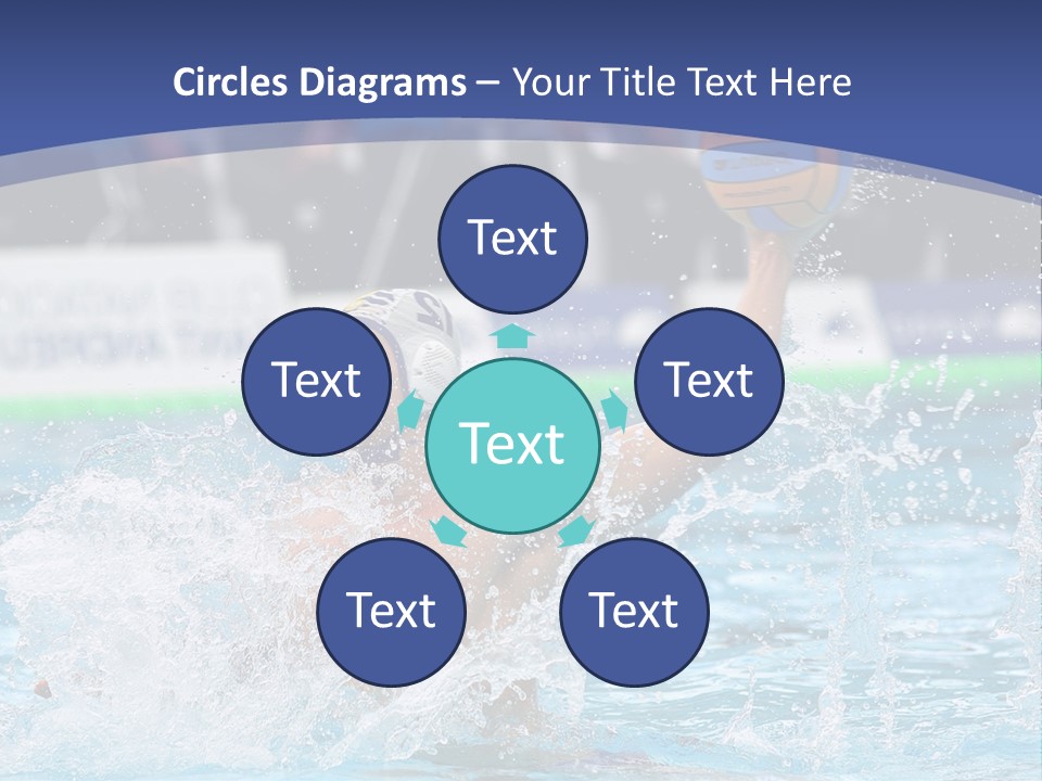 Serbia Ball Polo PowerPoint Template