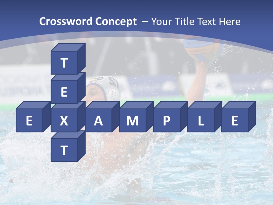 Serbia Ball Polo PowerPoint Template