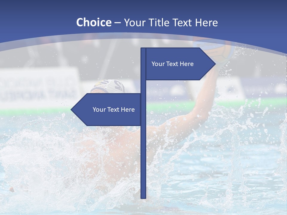 Serbia Ball Polo PowerPoint Template