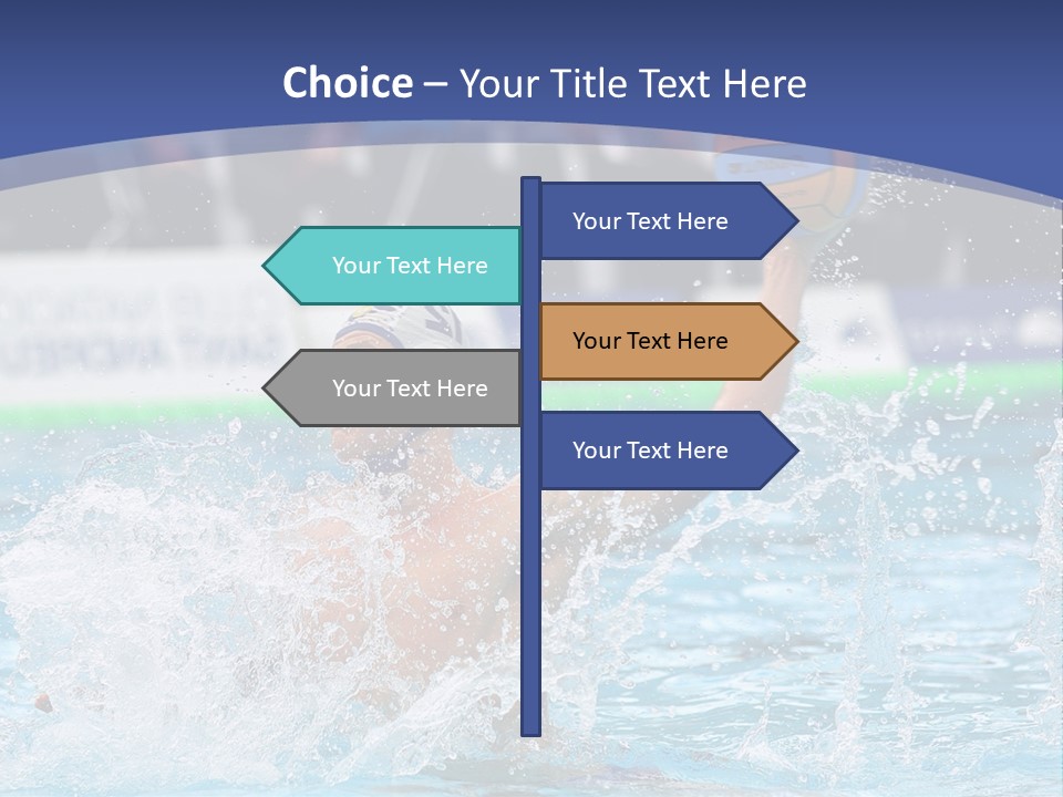 Serbia Ball Polo PowerPoint Template