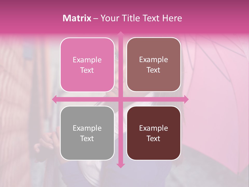 Alone Rainy Day Calm PowerPoint Template