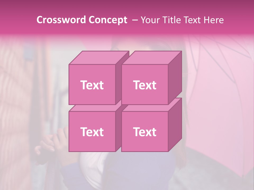 Alone Rainy Day Calm PowerPoint Template