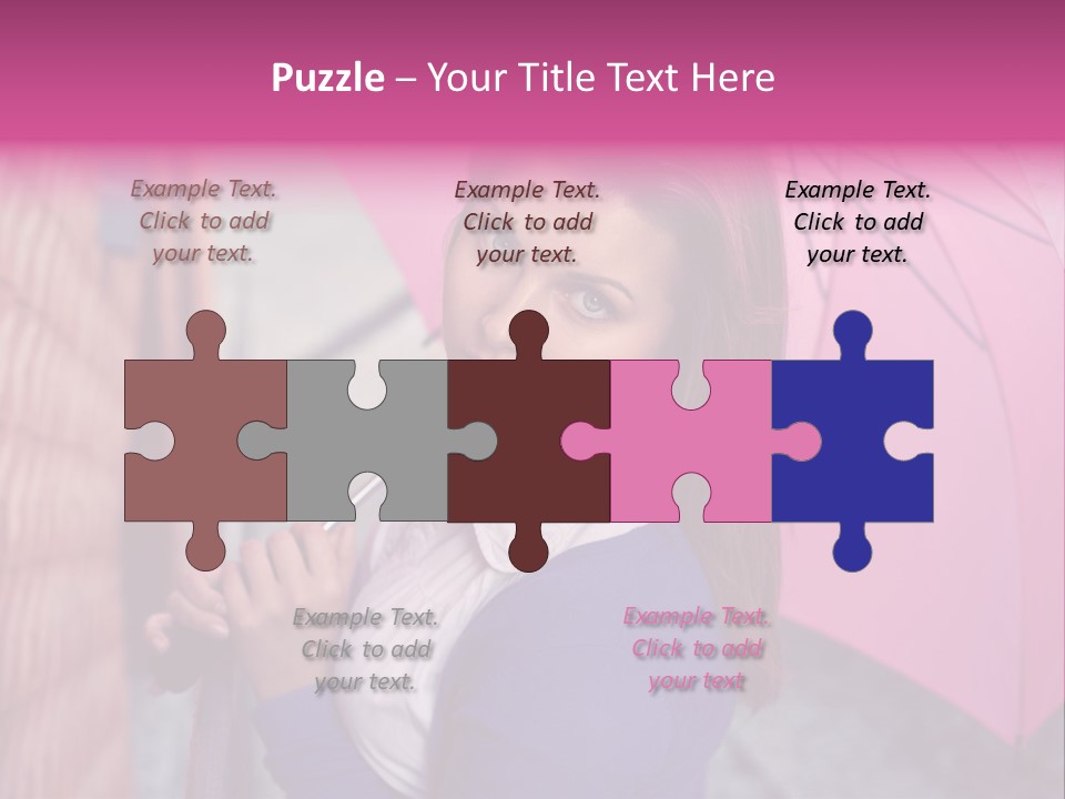 Alone Rainy Day Calm PowerPoint Template