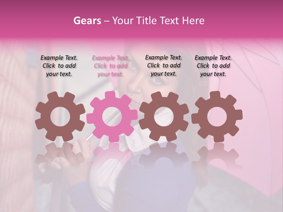 Alone Rainy Day Calm PowerPoint Template