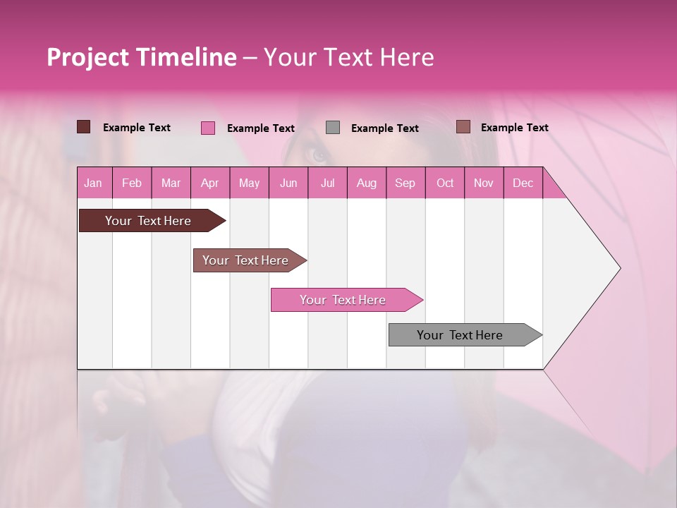 Alone Rainy Day Calm PowerPoint Template