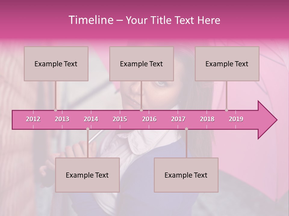 Alone Rainy Day Calm PowerPoint Template