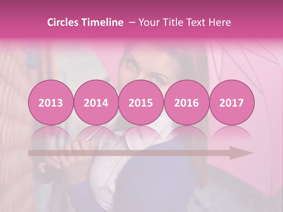 Alone Rainy Day Calm PowerPoint Template