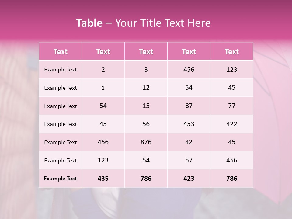 Alone Rainy Day Calm PowerPoint Template