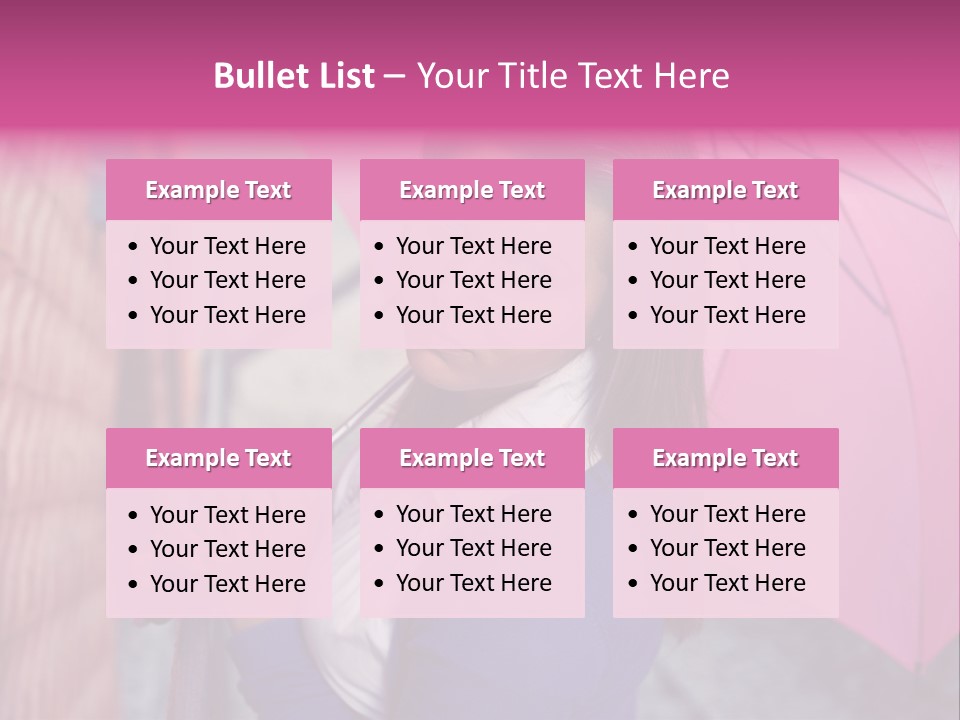 Alone Rainy Day Calm PowerPoint Template