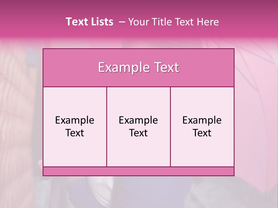 Alone Rainy Day Calm PowerPoint Template