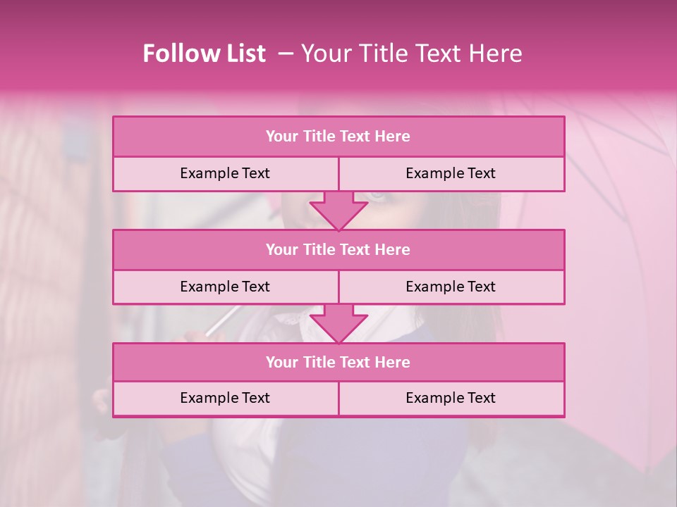 Alone Rainy Day Calm PowerPoint Template