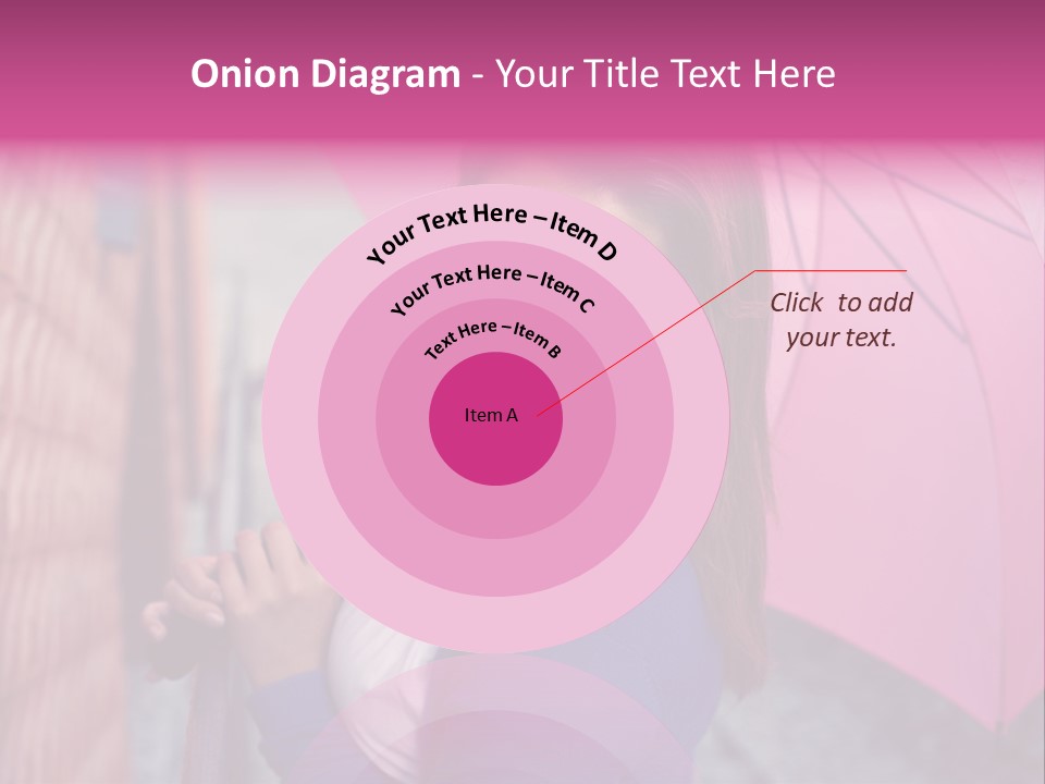 Alone Rainy Day Calm PowerPoint Template