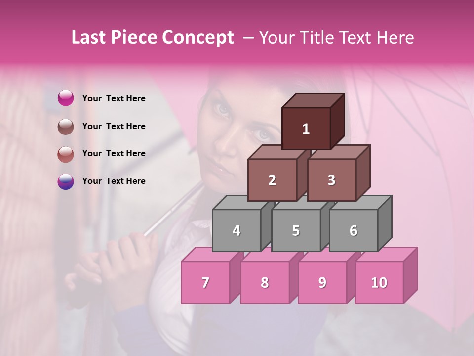 Alone Rainy Day Calm PowerPoint Template