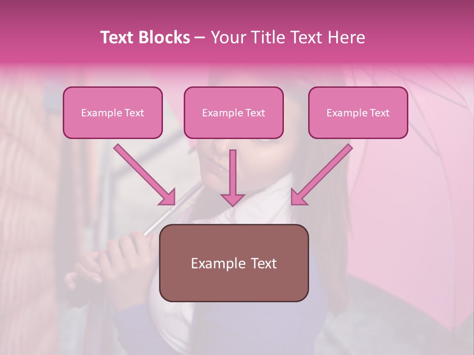 Alone Rainy Day Calm PowerPoint Template
