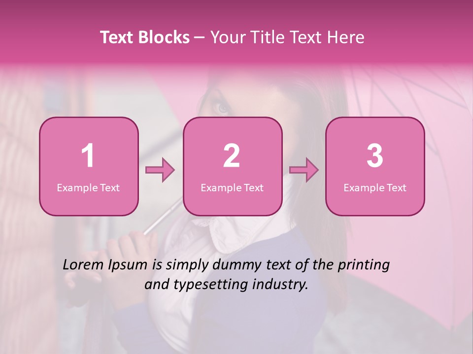 Alone Rainy Day Calm PowerPoint Template