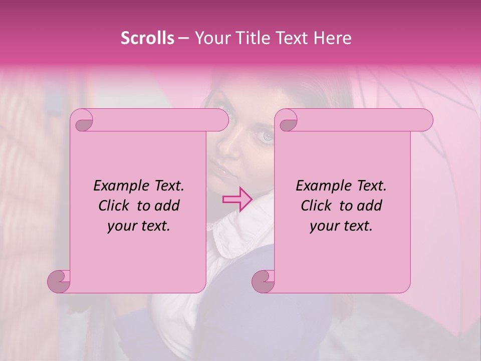 Alone Rainy Day Calm PowerPoint Template