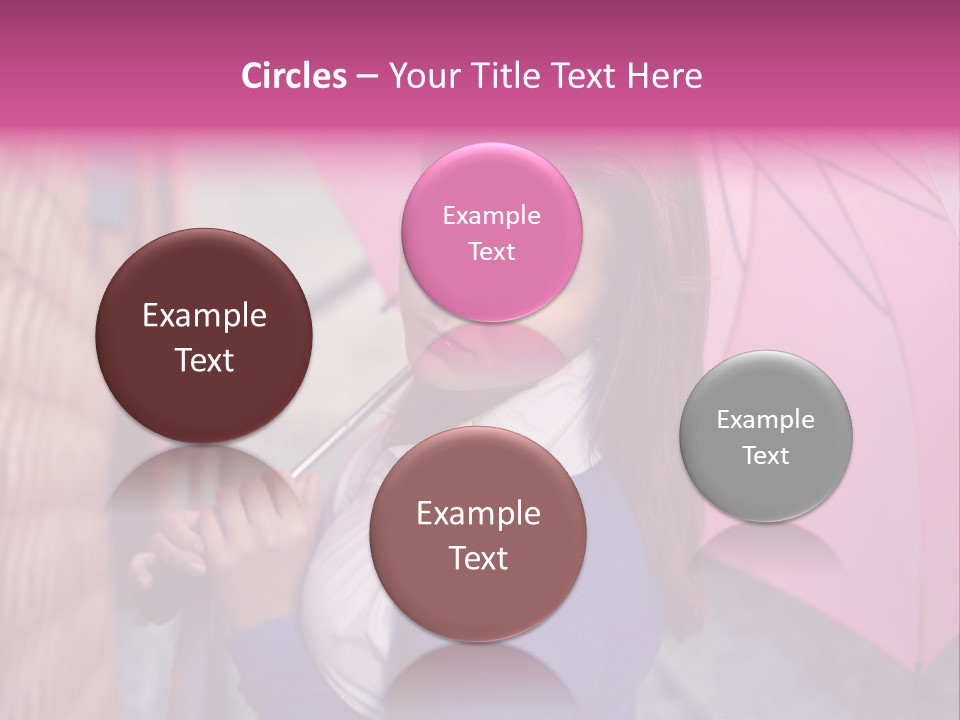 Alone Rainy Day Calm PowerPoint Template