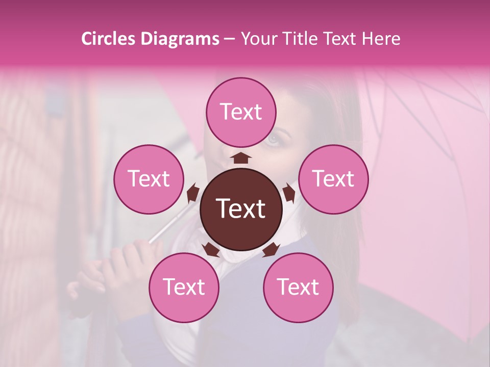 Alone Rainy Day Calm PowerPoint Template