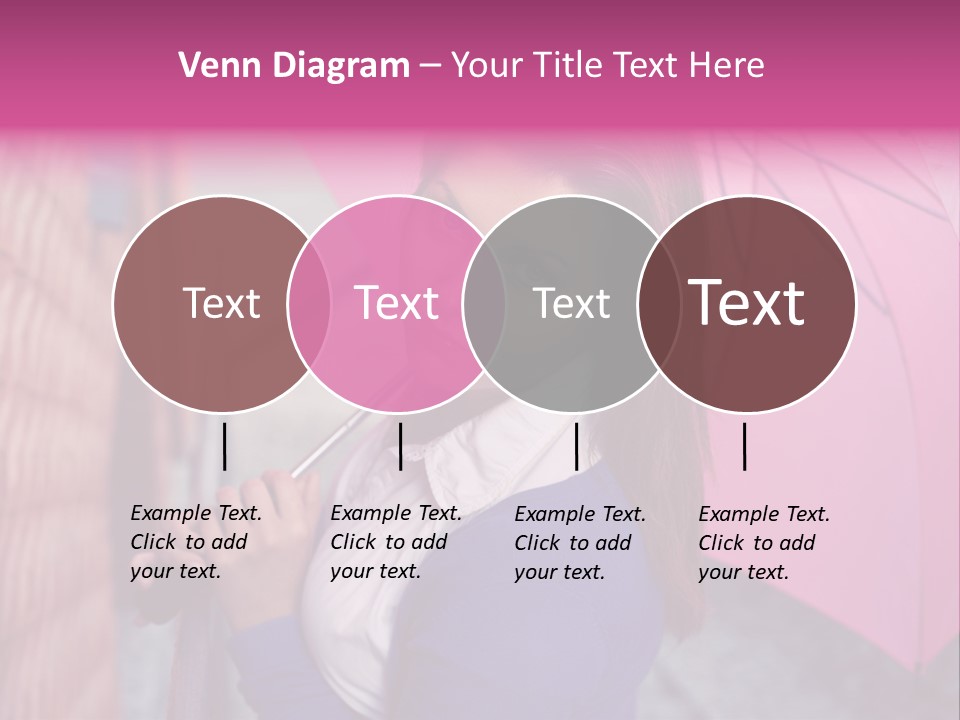 Alone Rainy Day Calm PowerPoint Template