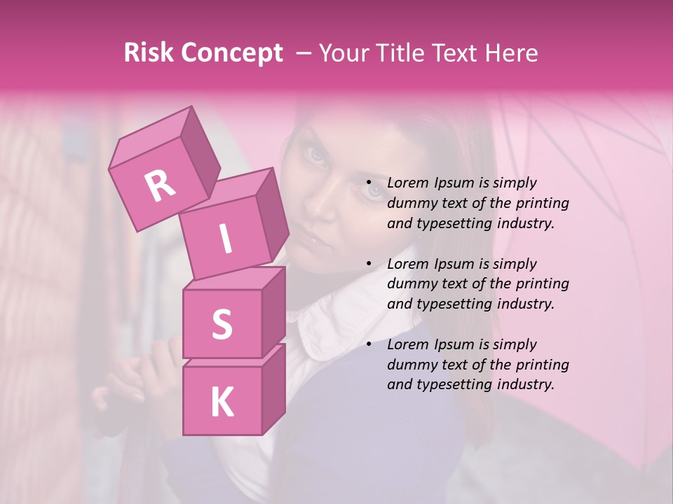 Alone Rainy Day Calm PowerPoint Template