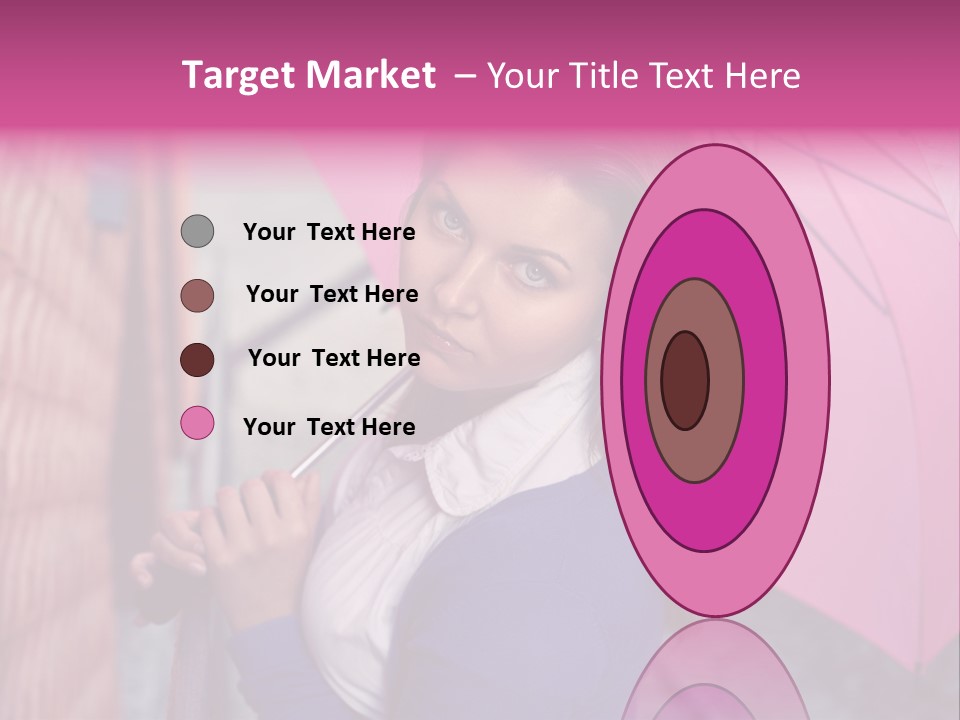 Alone Rainy Day Calm PowerPoint Template