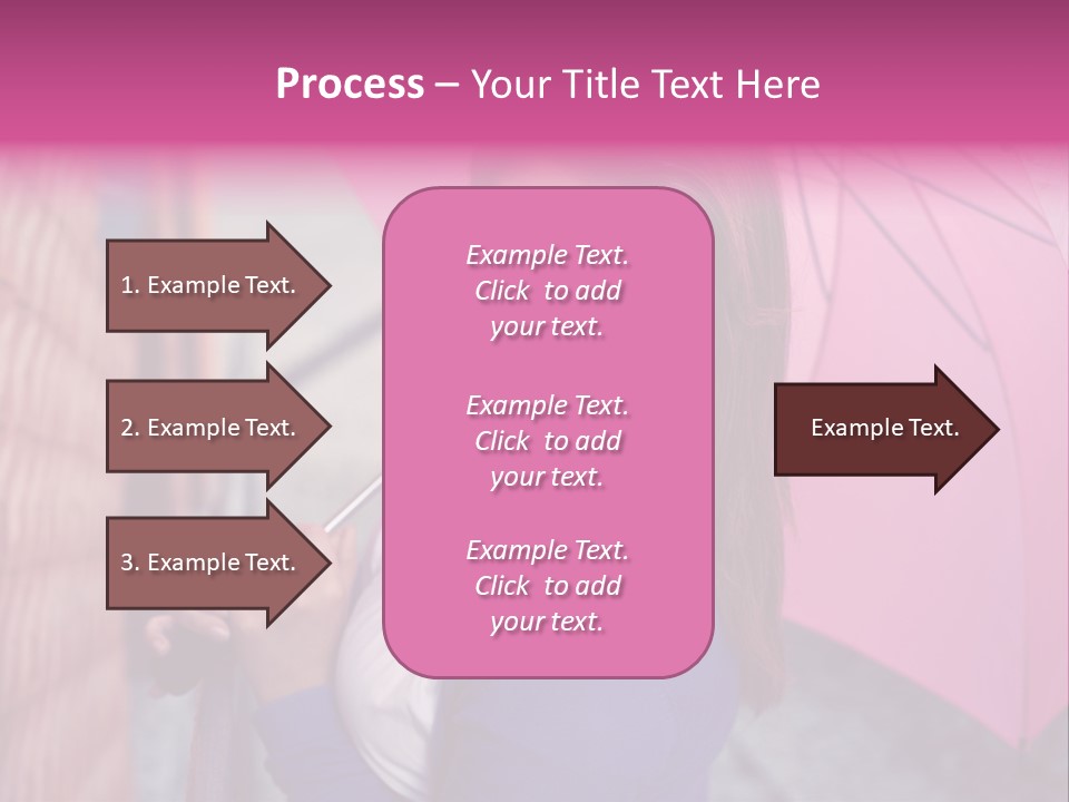 Alone Rainy Day Calm PowerPoint Template