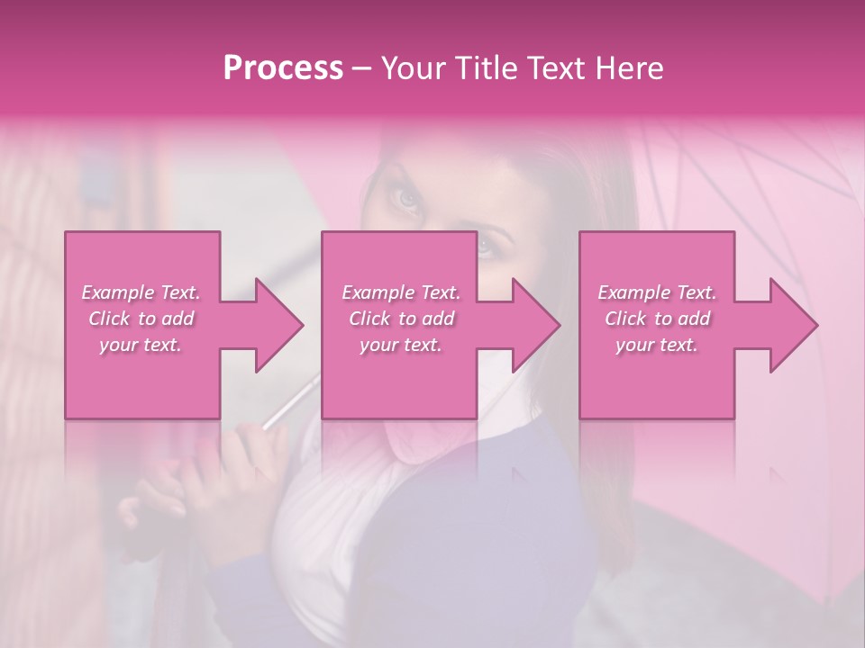 Alone Rainy Day Calm PowerPoint Template