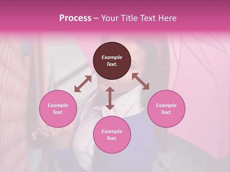 Alone Rainy Day Calm PowerPoint Template