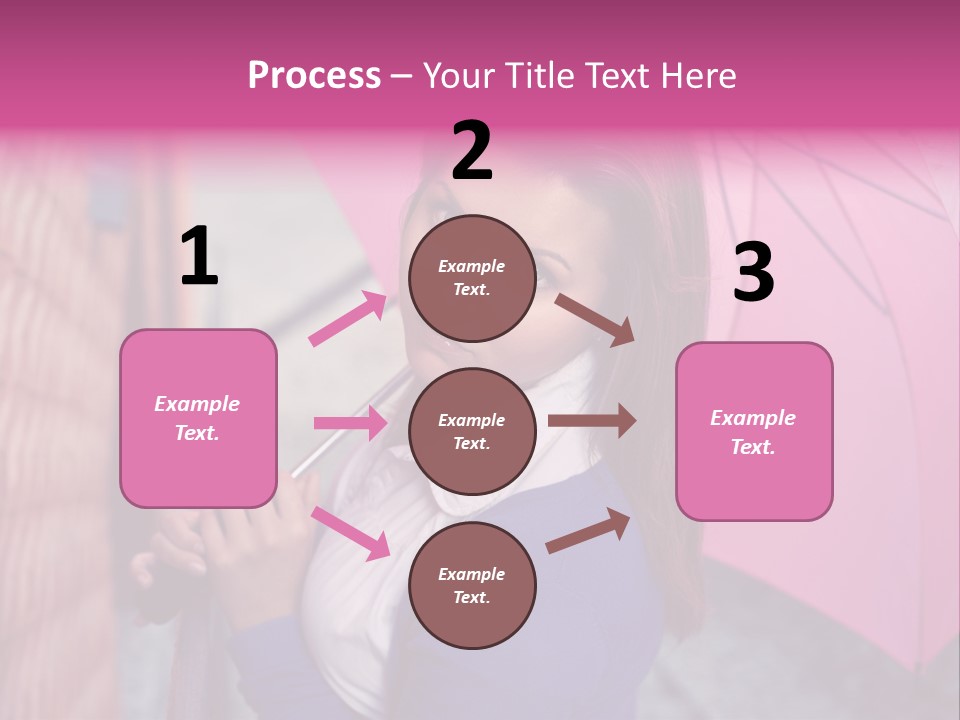 Alone Rainy Day Calm PowerPoint Template