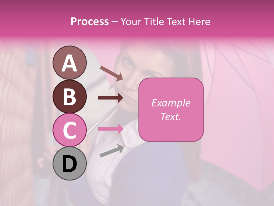 Alone Rainy Day Calm PowerPoint Template