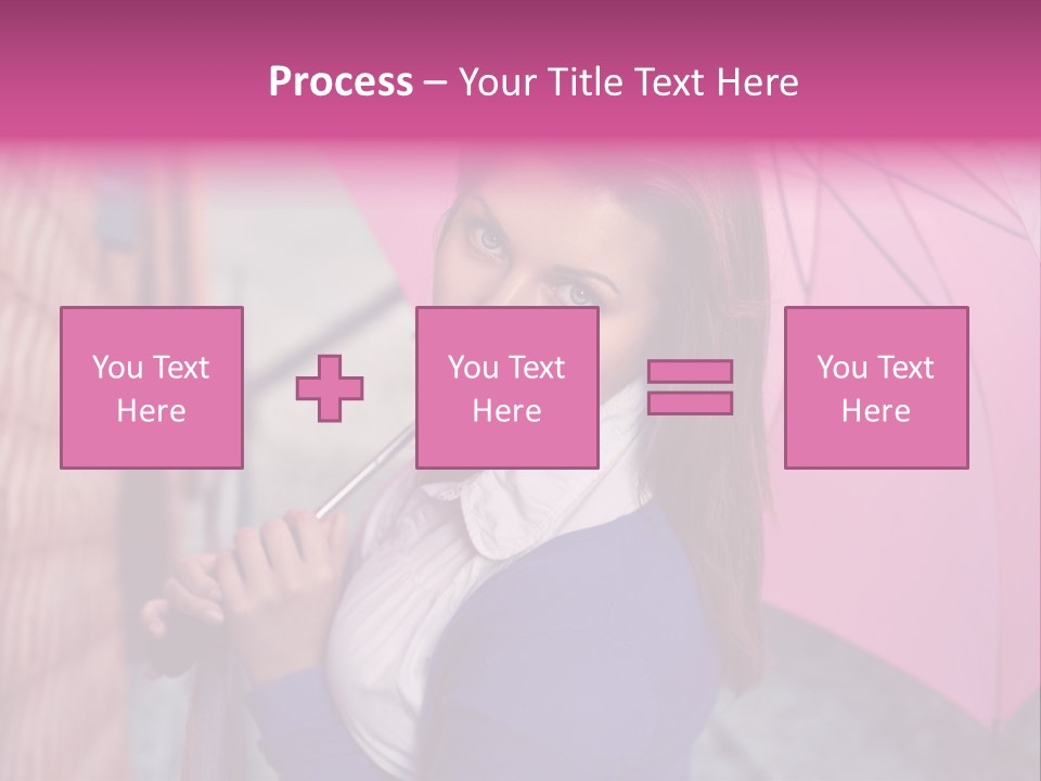 Alone Rainy Day Calm PowerPoint Template