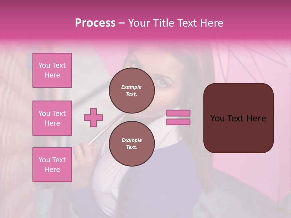 Alone Rainy Day Calm PowerPoint Template