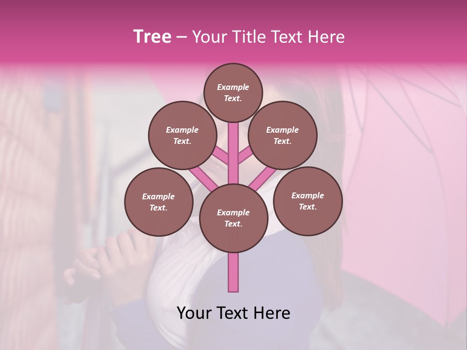 Alone Rainy Day Calm PowerPoint Template