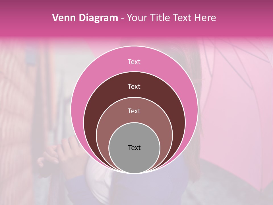 Alone Rainy Day Calm PowerPoint Template