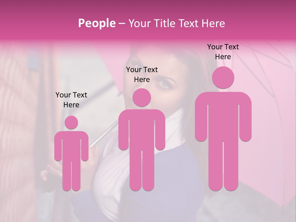 Alone Rainy Day Calm PowerPoint Template