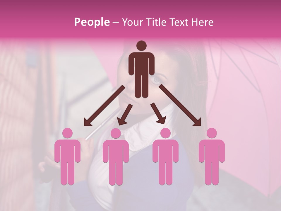 Alone Rainy Day Calm PowerPoint Template