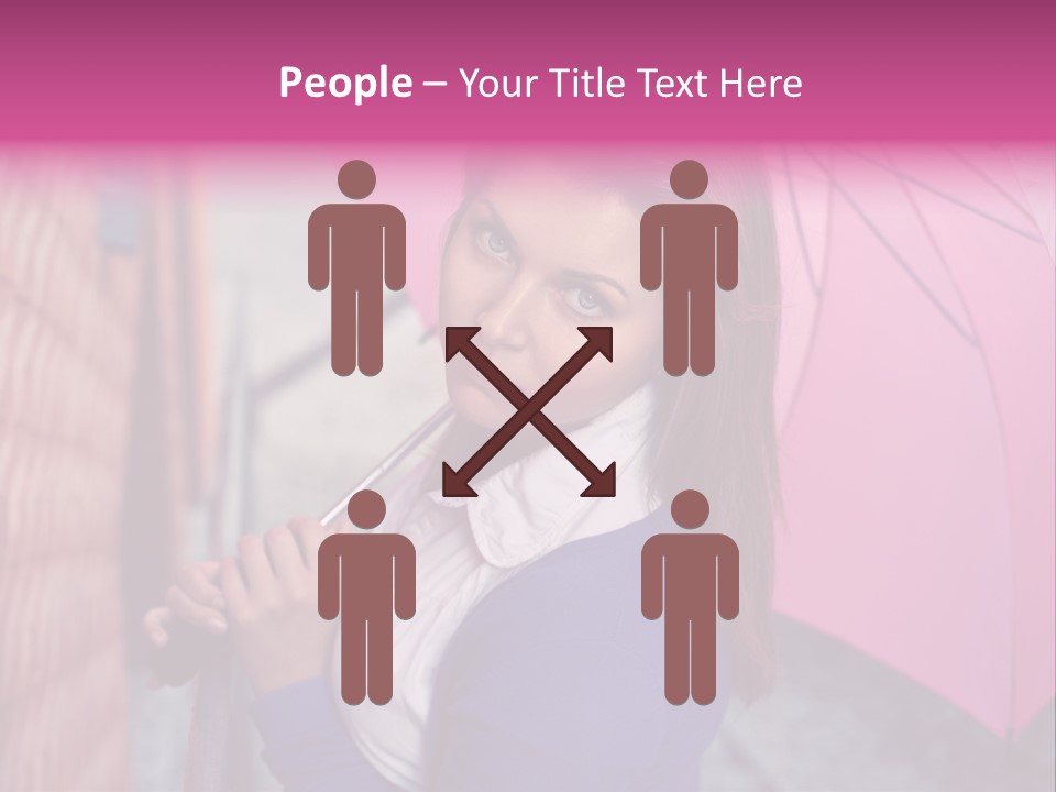 Alone Rainy Day Calm PowerPoint Template